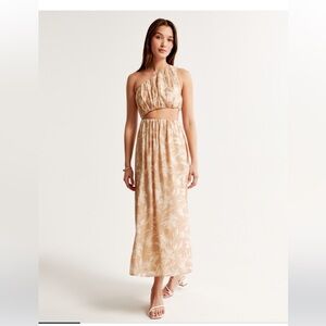 Abercrombie One Shoulder cut out dress